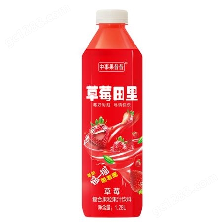 复合果粒果汁餐饮1.28LX6瓶大瓶夏季饮品商超渠道