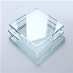 大鑫玻璃实业定制生产68101215mm超白钢化建筑安全透明材料厚度