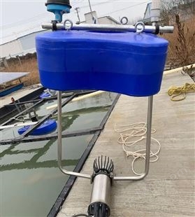 水质改善推流曝气机,河道水循环浮筒型CJ-TLB1500诚净环保