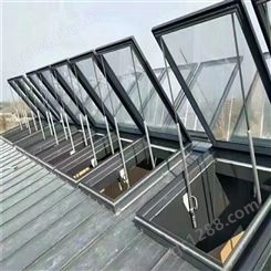 高层楼宇电控窗 电动通风排烟窗 厂房屋顶自动智能排烟系统
