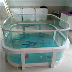 钢化玻璃游泳池 亲子游泳池 广西婴儿游泳池设备