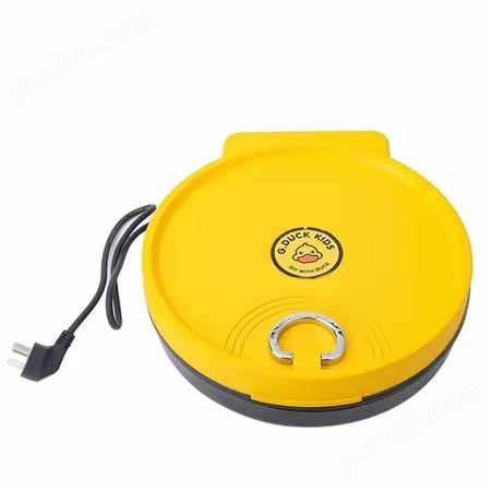 小黄鸭悬浮电饼铛多功能灸烤机无油烟无涂层不粘锅电商家用电烤盘