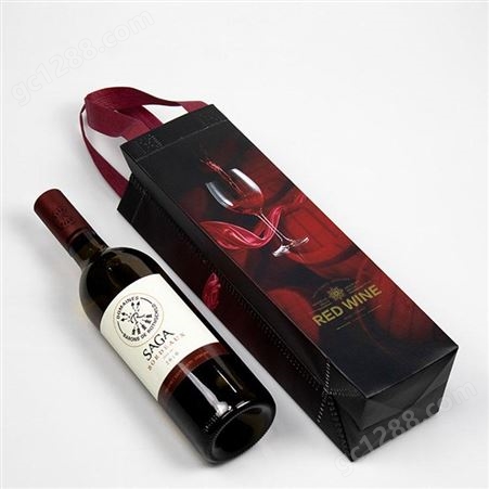 杭州无纺布袋厂 批发无纺布红酒袋印logo 定做单支双支葡萄酒包装手提袋