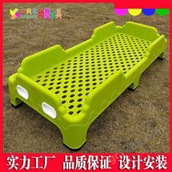 广西南宁生产幼儿园午托儿童塑料午睡床配套设备