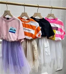 2022童装夏季短袖T恤 小黄鸭 季季乐 品牌折扣尾货工厂货源直播