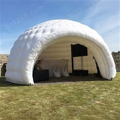 小玩子PVC户外野营大型充气帐篷 展销广告婚庆移动民宿消防