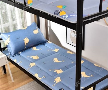 宿舍铺床上下铺床垫学生单人防潮床褥子加厚冬季可折叠褥垫