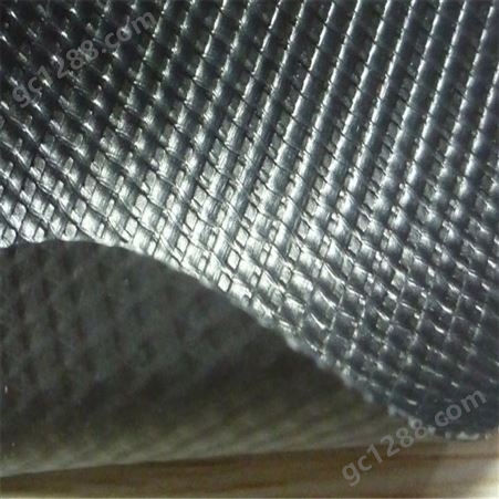 PVC夹网布 黑色0.53mm抗静电面料 风筒面料 排烟管用料