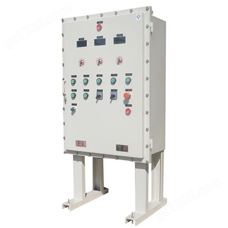 定制钢板焊接防爆PLC触摸屏变频器散热控制柜照明动力配电控制箱