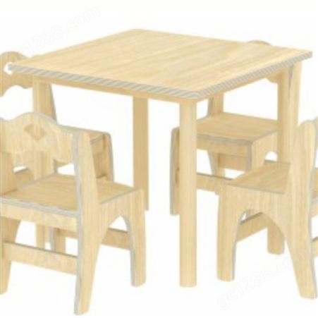 梦航玩具黄埔区幼儿园橡木系列长方桌椅玩具桌实木儿童学习写字课桌椅套装