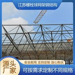大型工厂网架制造 江苏螺栓球网架钢结构 专业网架加工