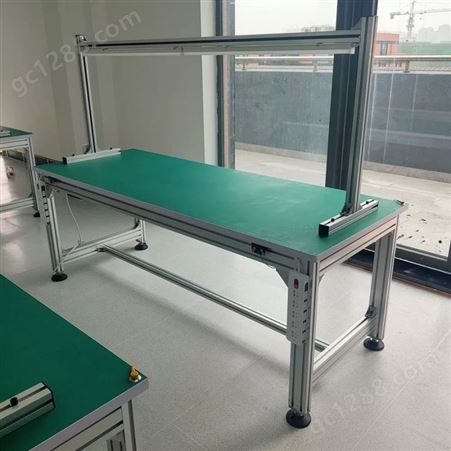 样品测试工作台 流水线防静电铝型材工作桌 带支架桌面
