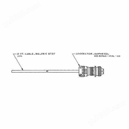 Dynalco 德纳科 磁性传感器/速度传感器电缆/连接器组件 C101-10