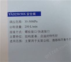 FAD250/50 X 安全阀