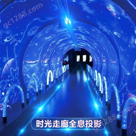 时光隧道梦幻海洋主题网红打卡景区引流沉浸式裸眼3d全息互动投影