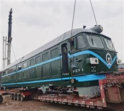 金笛 东风型内燃机车出售 废旧景观火车车厢 打造建设工业景观