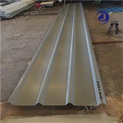 镀铝锌彩钢板YX12.5-87-1044 涂层压型钢板海蓝色