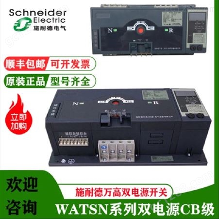 现货施耐德WATSGB-250/3P万高双电源